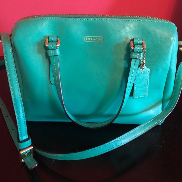 Coach Handbags - Coach Gorgeous Mint Green Satchel - PRE-LOVED